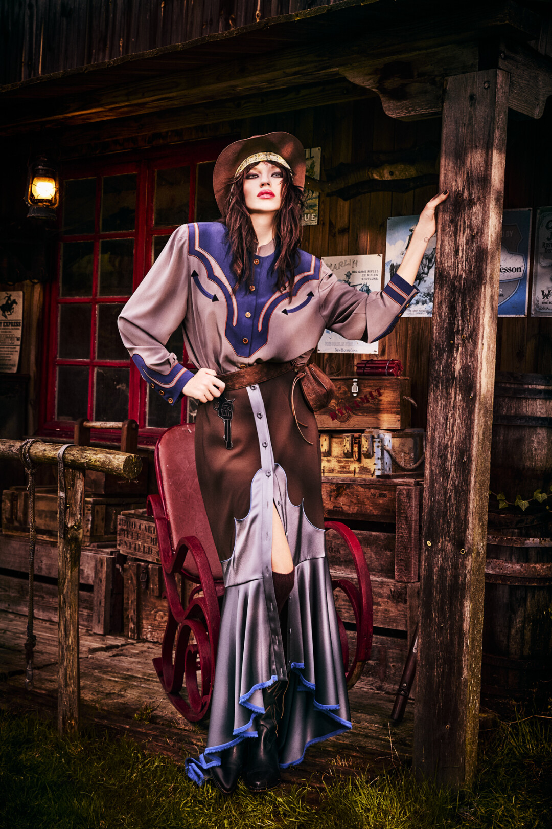 Ulyana Sergeenko Resort Campaign