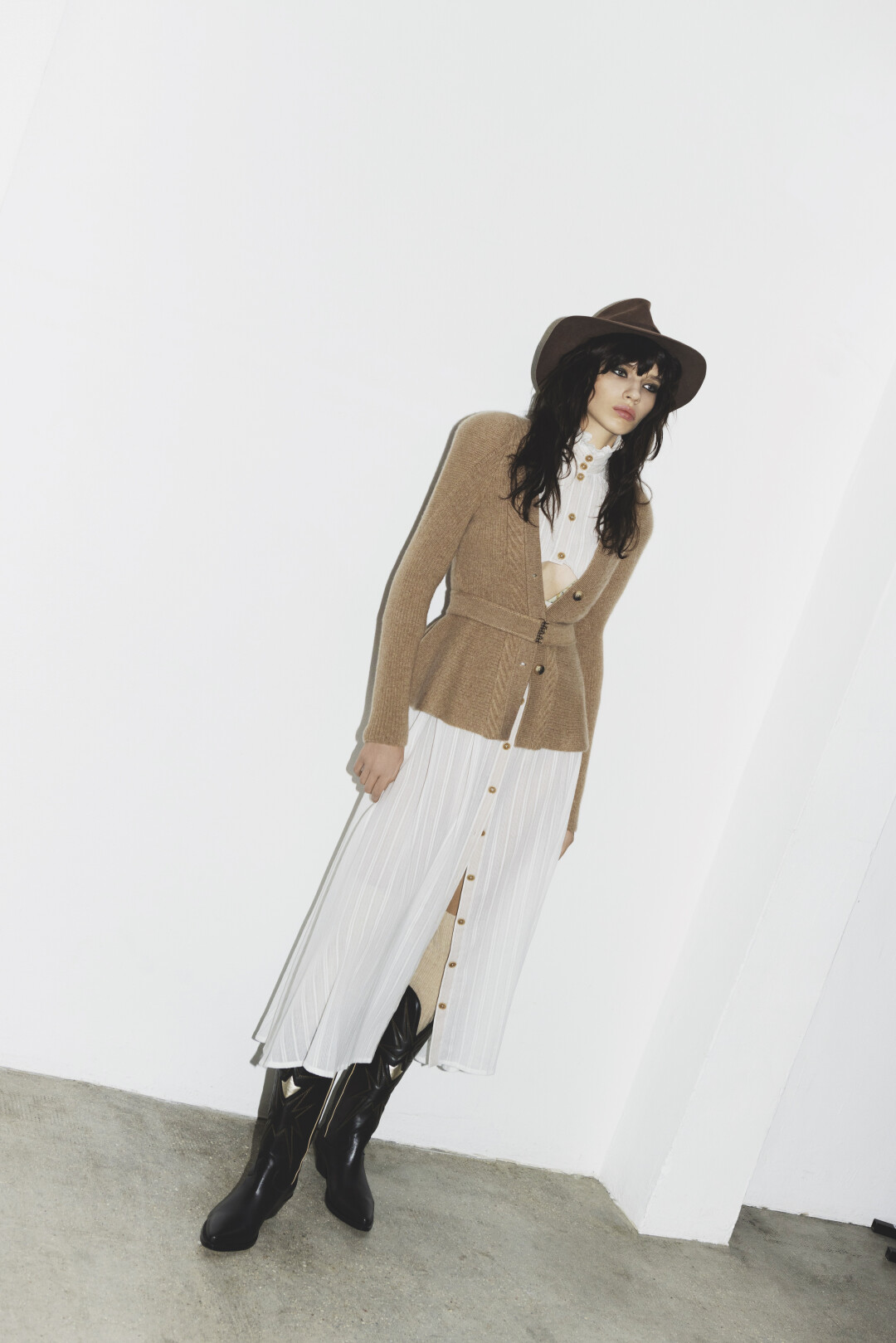 Ulyana Sergeenko Resort Campaign Backstage