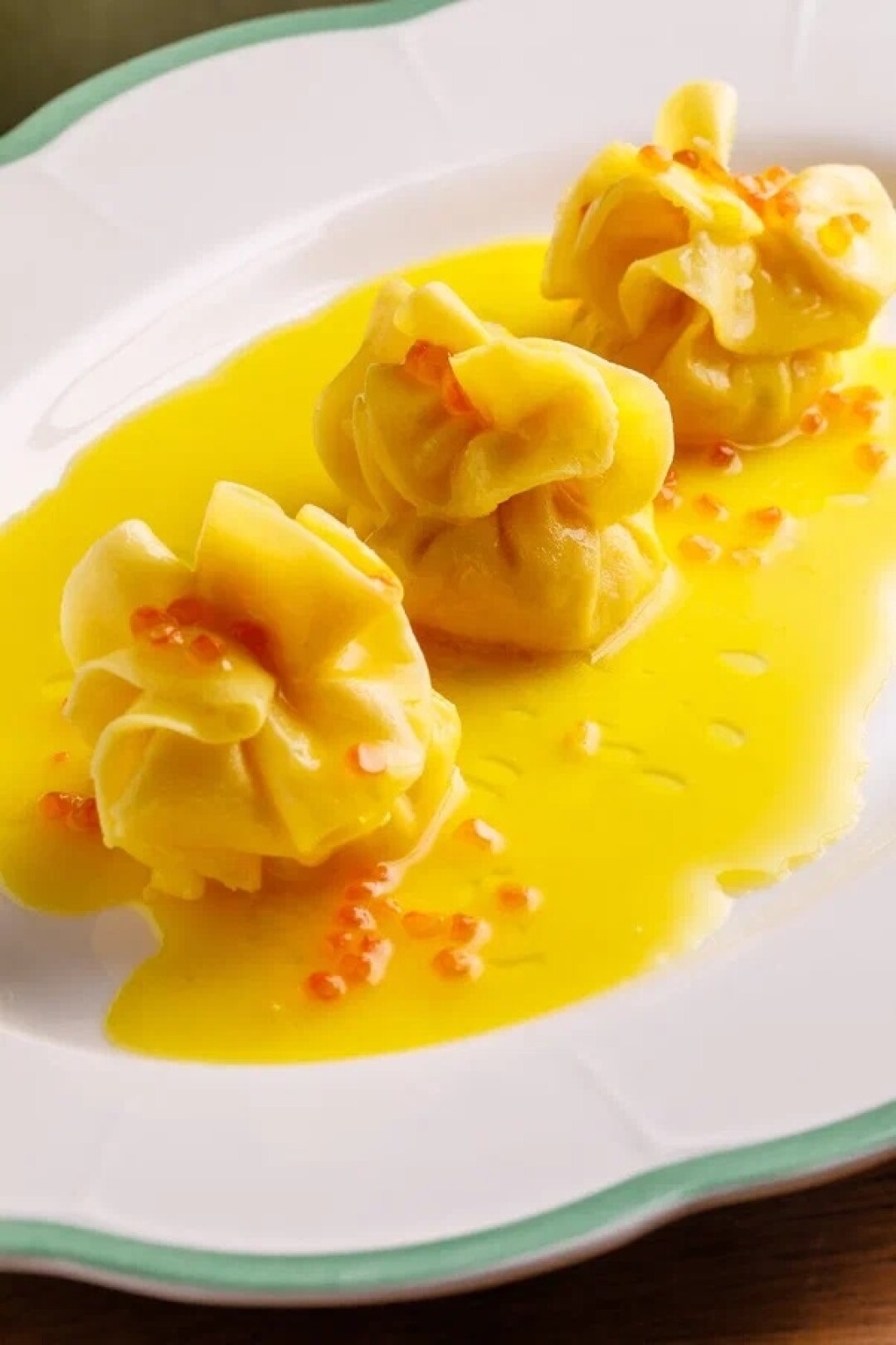 Фаготтини с креветками