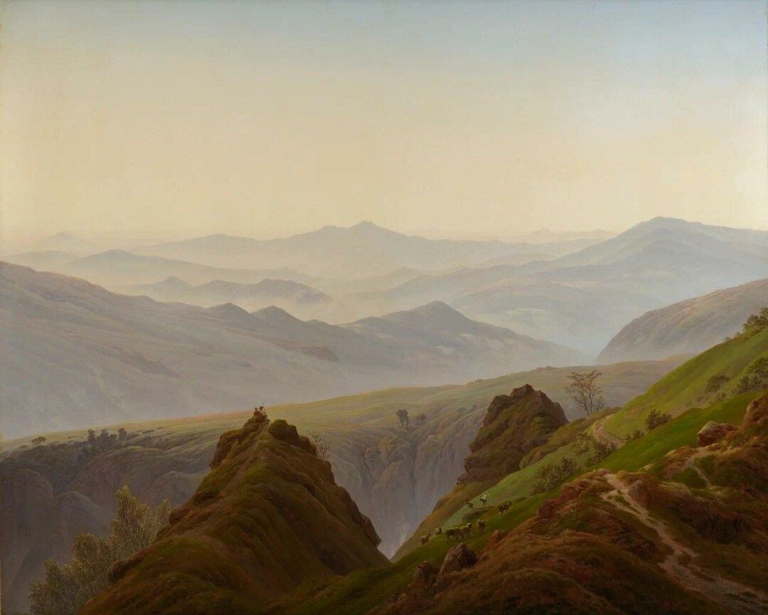 «Утро в горах». Не позднее 1823 года