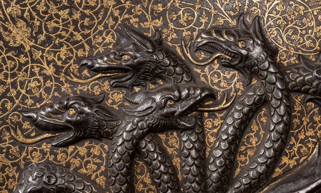 Щит с гидрой, около 1560 года (фрагмент).