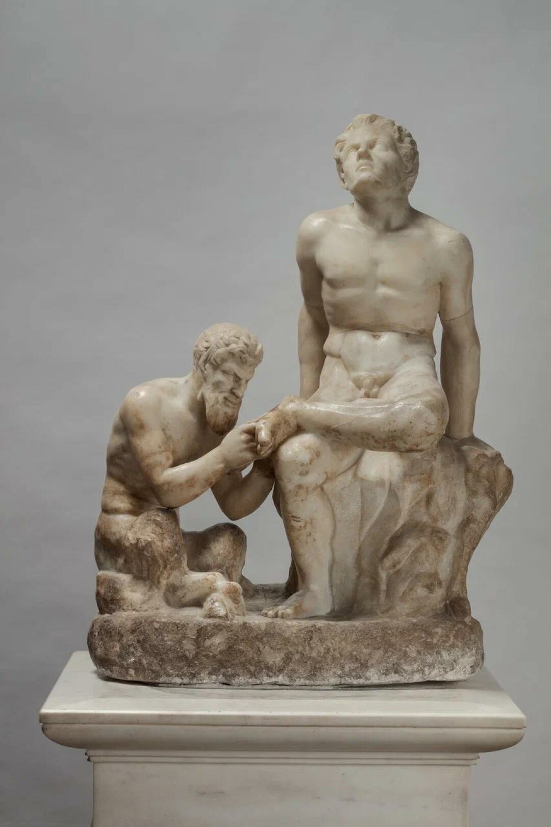 Пан и сатир. Римская работа по греческому оригиналу III века до н.э.