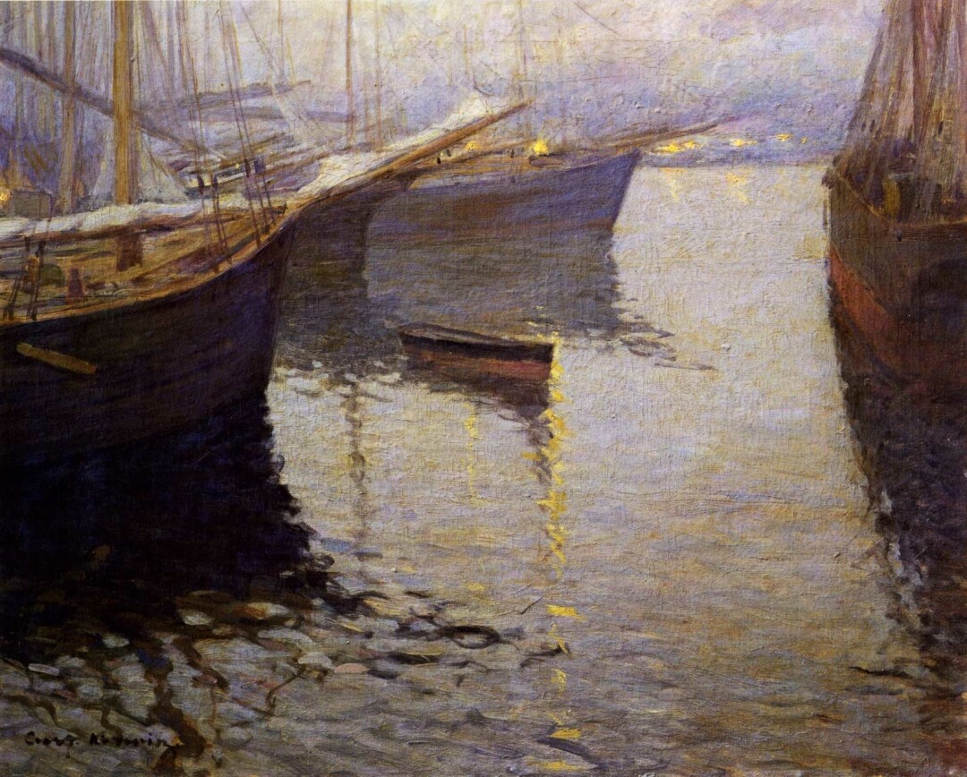 Константин Коровин, "Белый ночи на Севере Норвегии", 1890 год