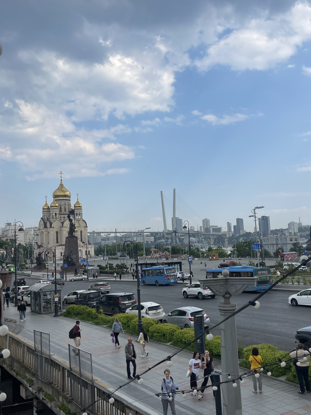 Вид на город