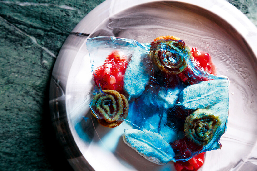 Десерт «Невеста с веером» от шеф-кондитера Екатерины Волковой