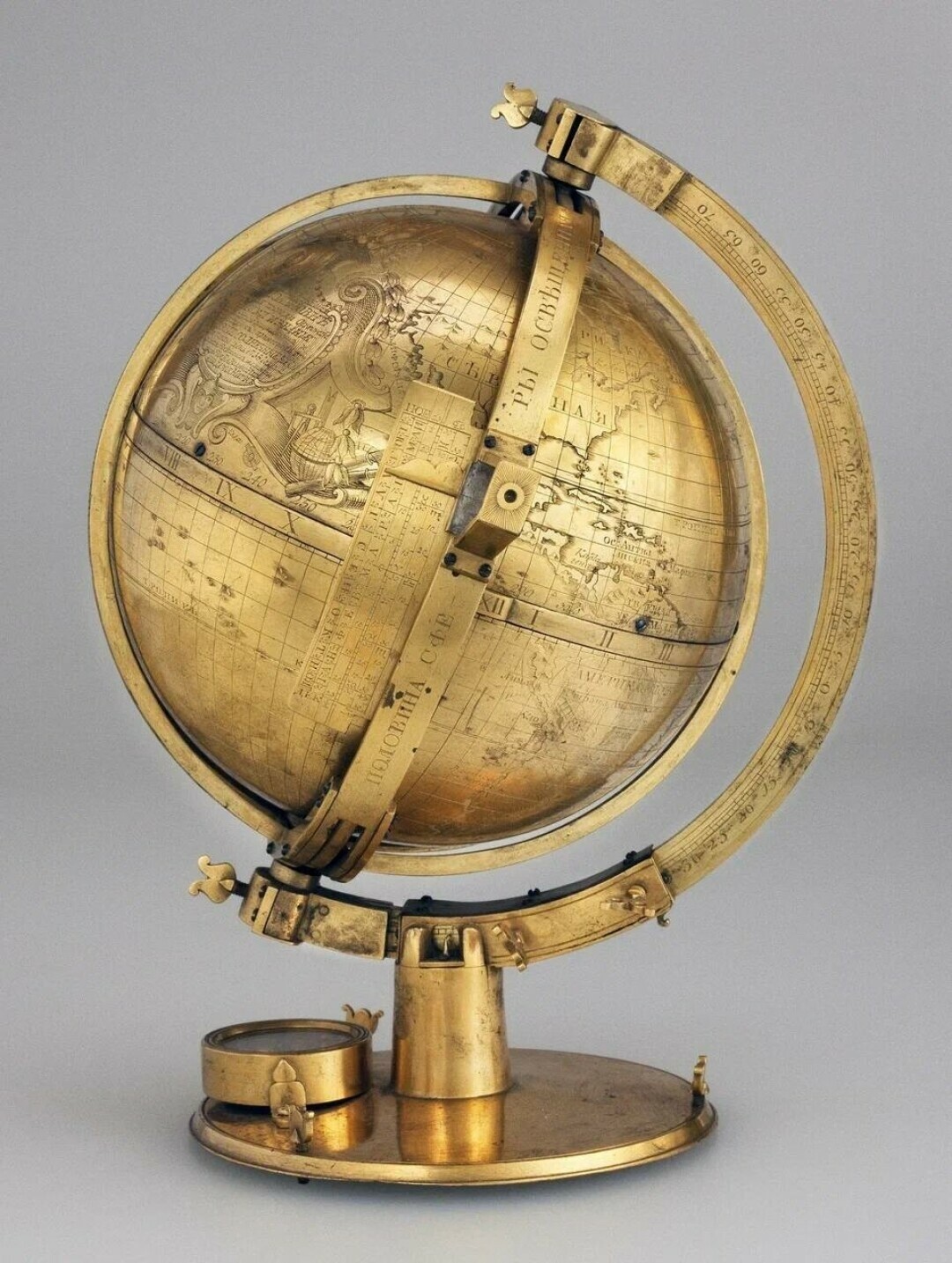 Часы солнечные универсальные сферические. 1734-1735 года