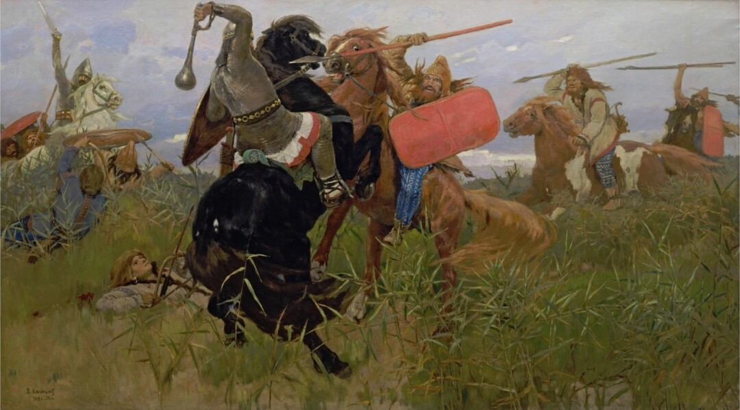 Виктор Васнецов «Бой скифов со славянами», 1881