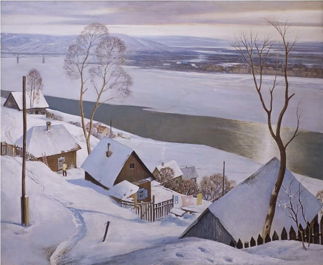 Крыжевский Ян, «Уфимские горизонты (Конец Архирейки)», 1974 г.