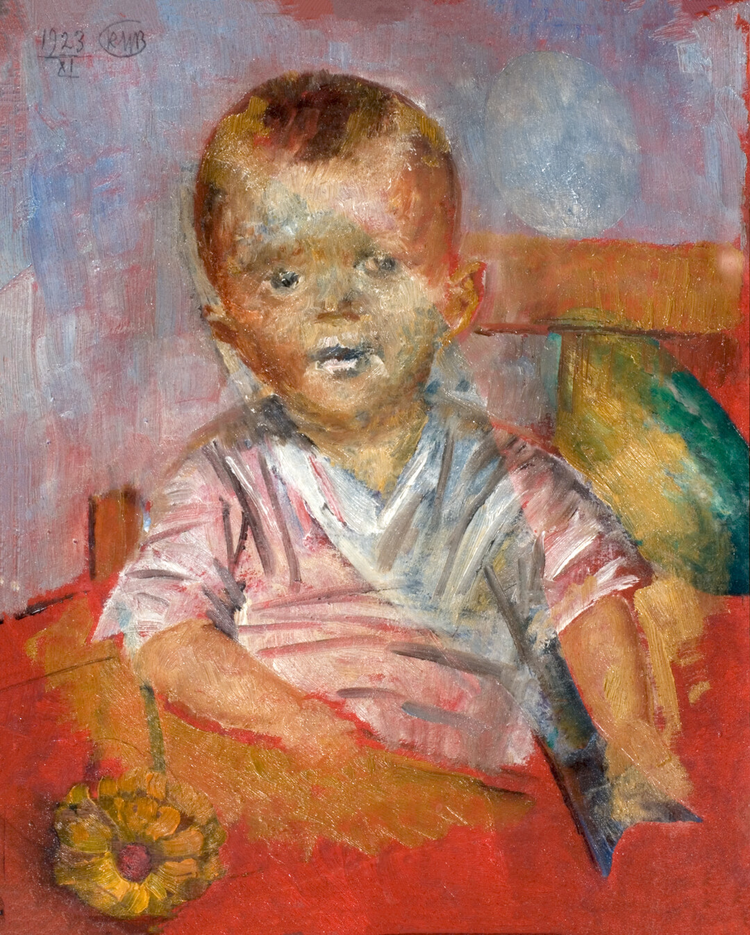 "Портрет дочери". 1923 год, Собрание семьи Палеевых