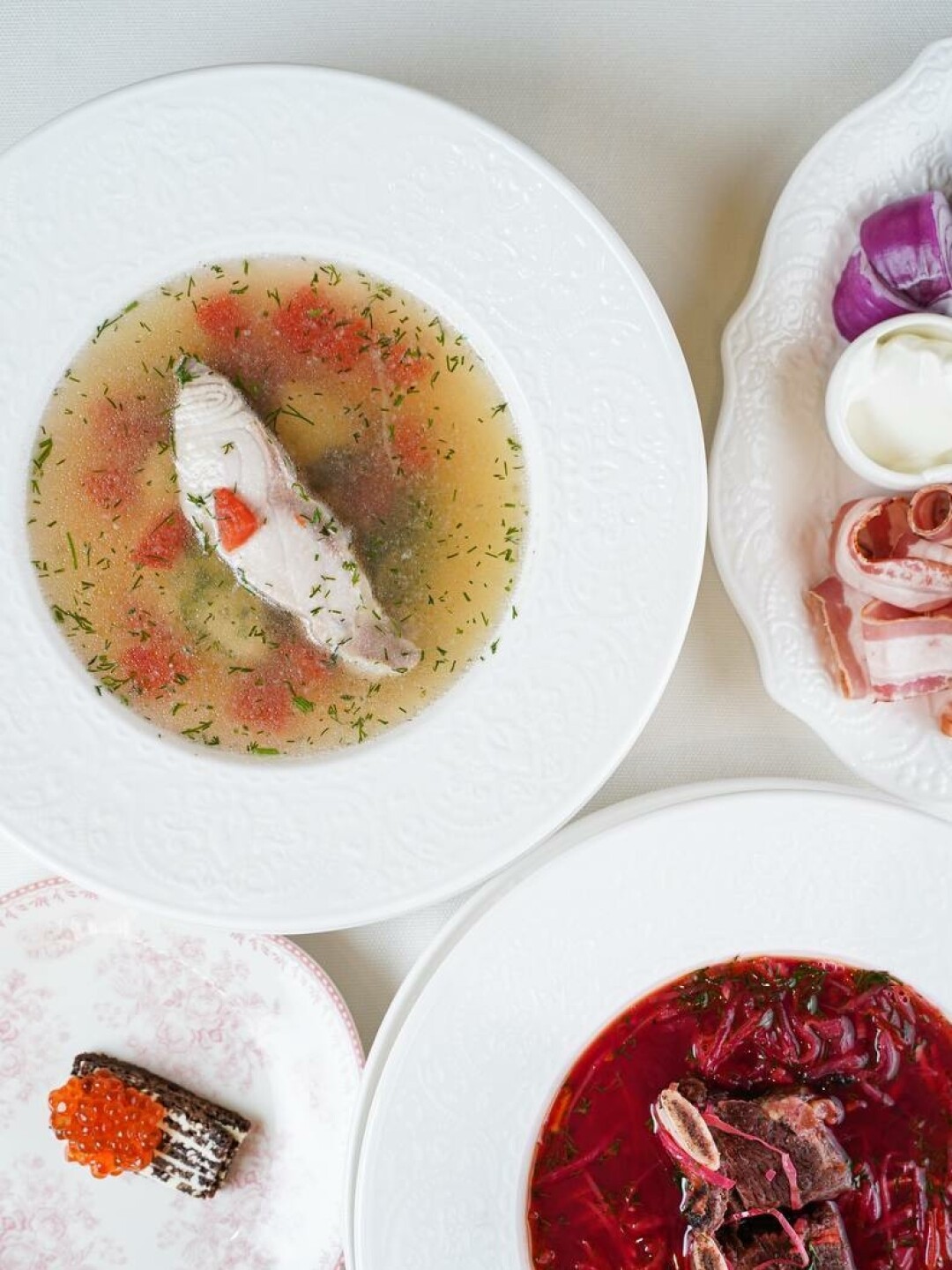 Уха из спецменю «Гедониста»