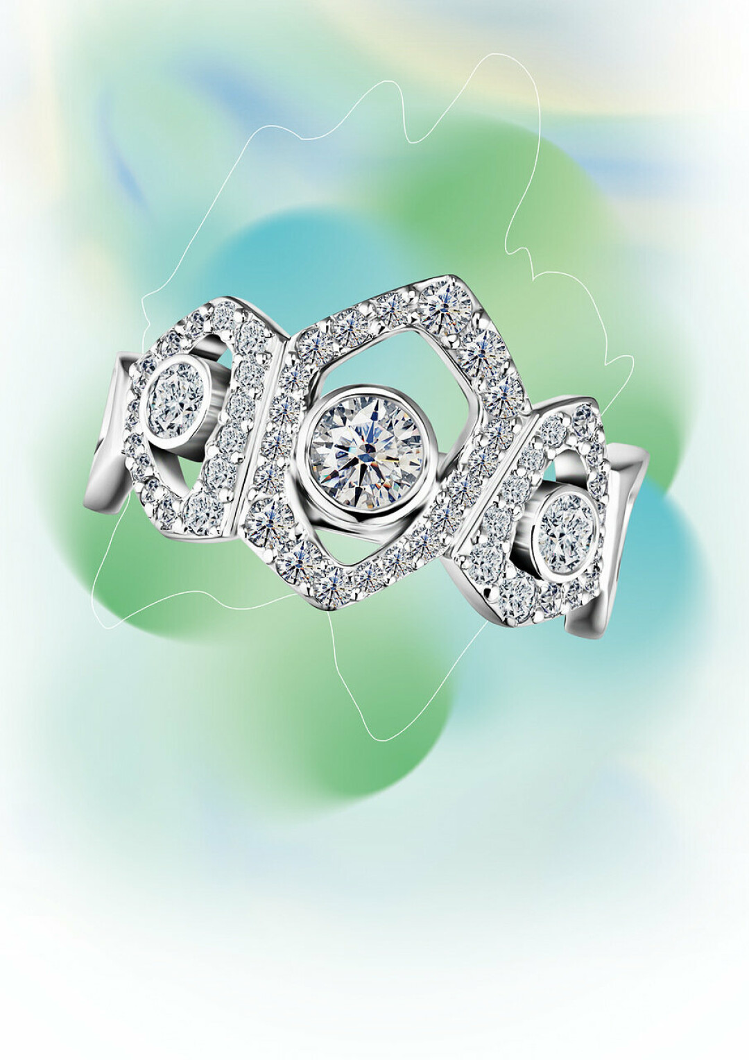 Кольцо Luminous Diamonds, 531 200 руб.