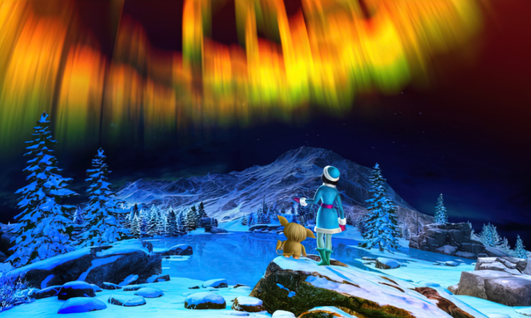 Полнокупольная программа «Приключения Хрумки в зимнем лесу»