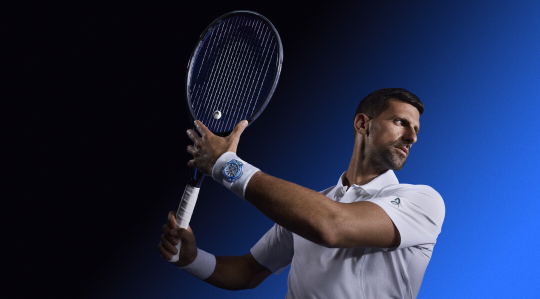 Новак Джокович в часах Big Bang Unico Novak Djokovic