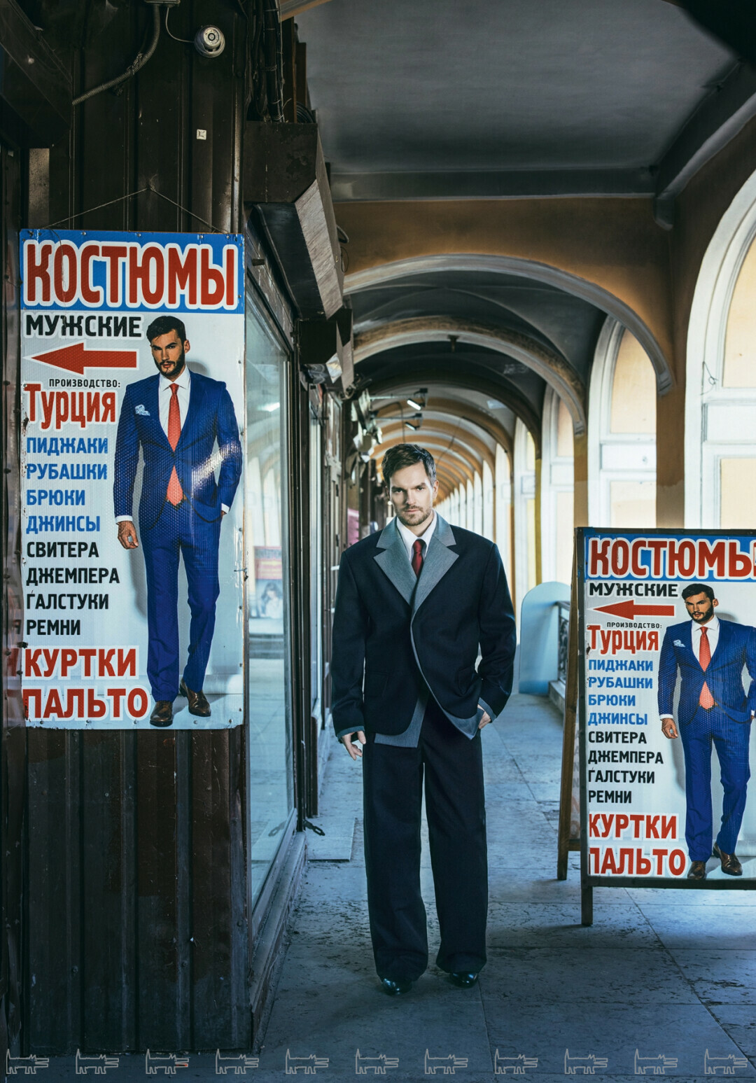 На Никите: брюки и челси LIME, рубашка WHO I AM, пиджак CHERNIM CHERNO