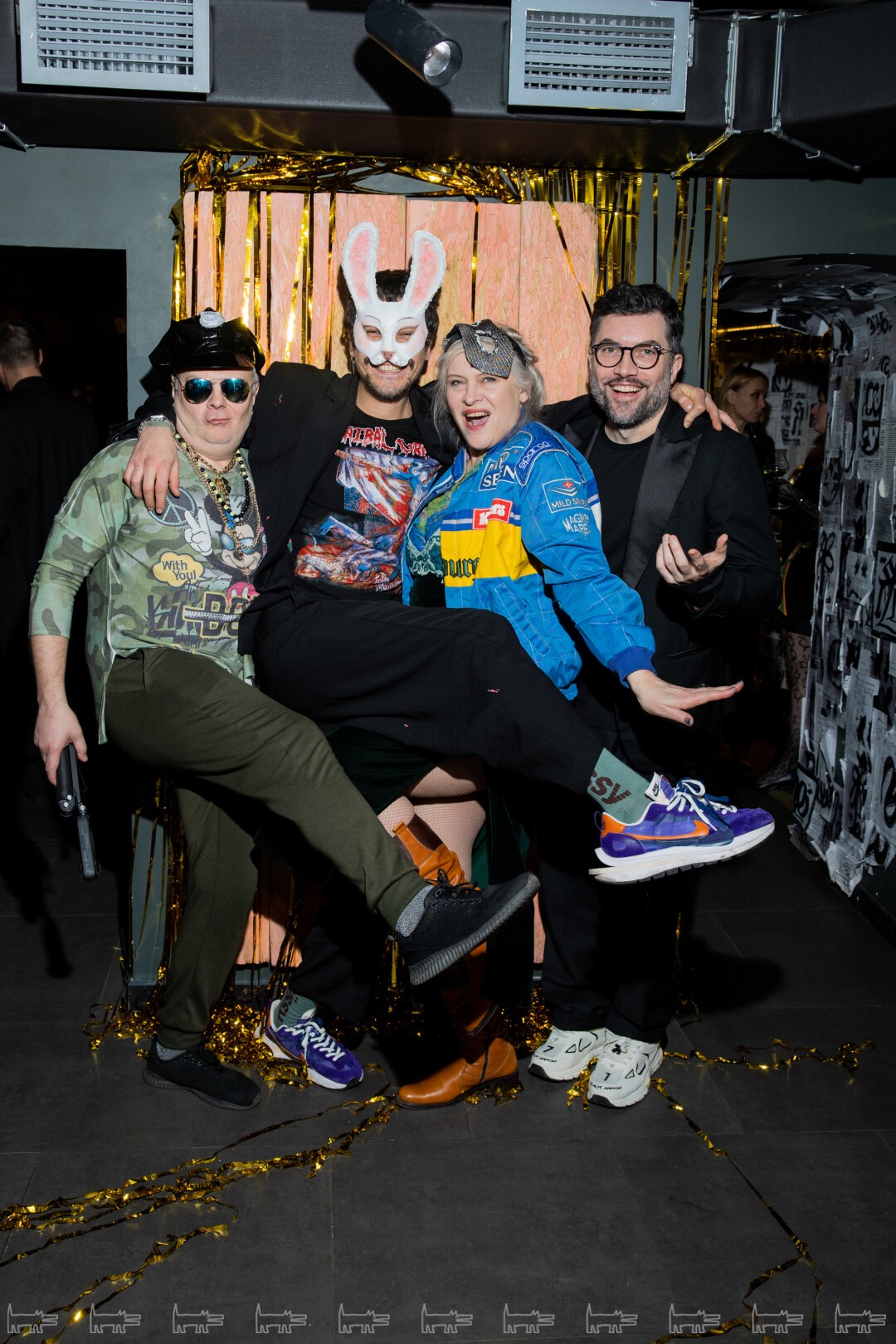 Слева направо: Максим Воропанов, Ник Брусковский, Ирена Куксенайте, Артем Балаев