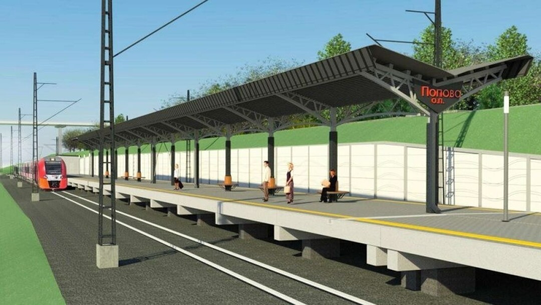 Проект новой остановочной платформы на Попова