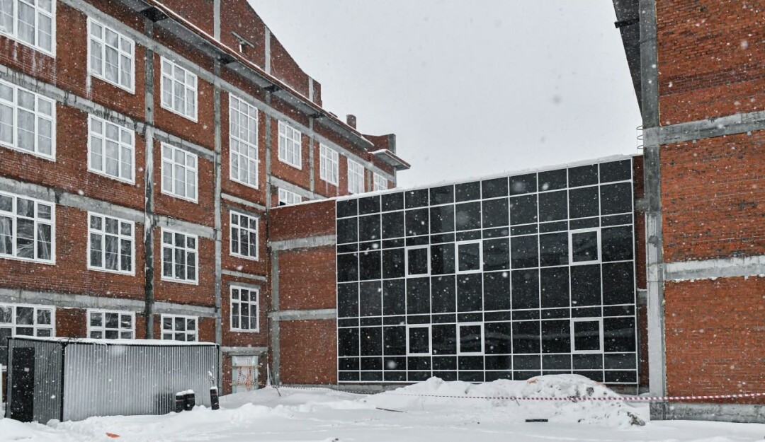 Стройка нового корпуса школы №146