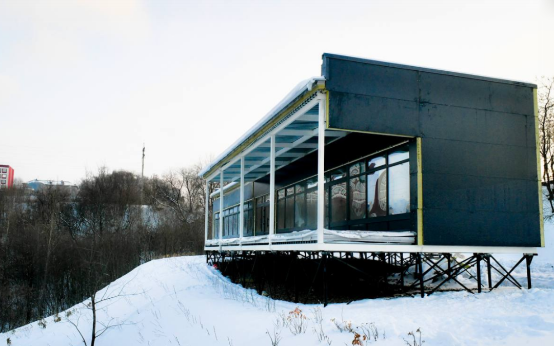 Корпус одного из визит-центров почти готов