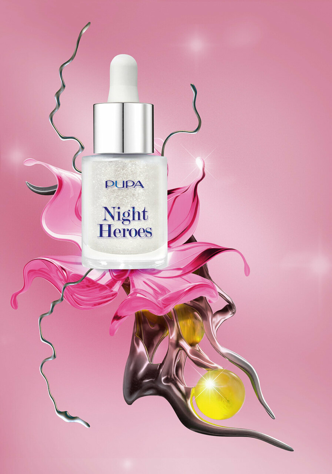 Мерцающие капли-хайлайтер Pupa, РИВ ГОШ, 1 935 руб.