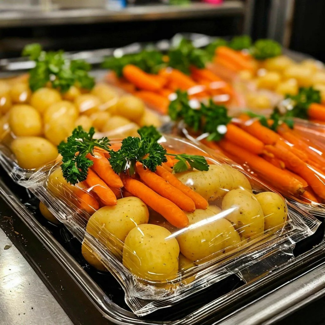 Очищенные порционные овощи для рагу, от 100 рублей