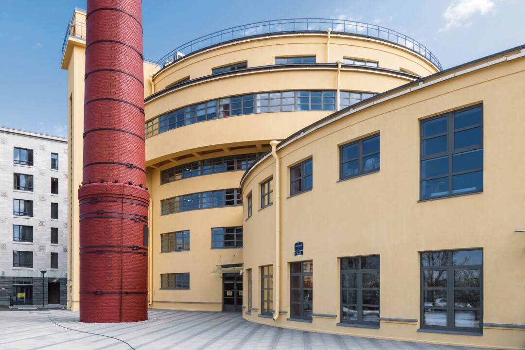 Восстановленное здание Левашовского хлебозавода