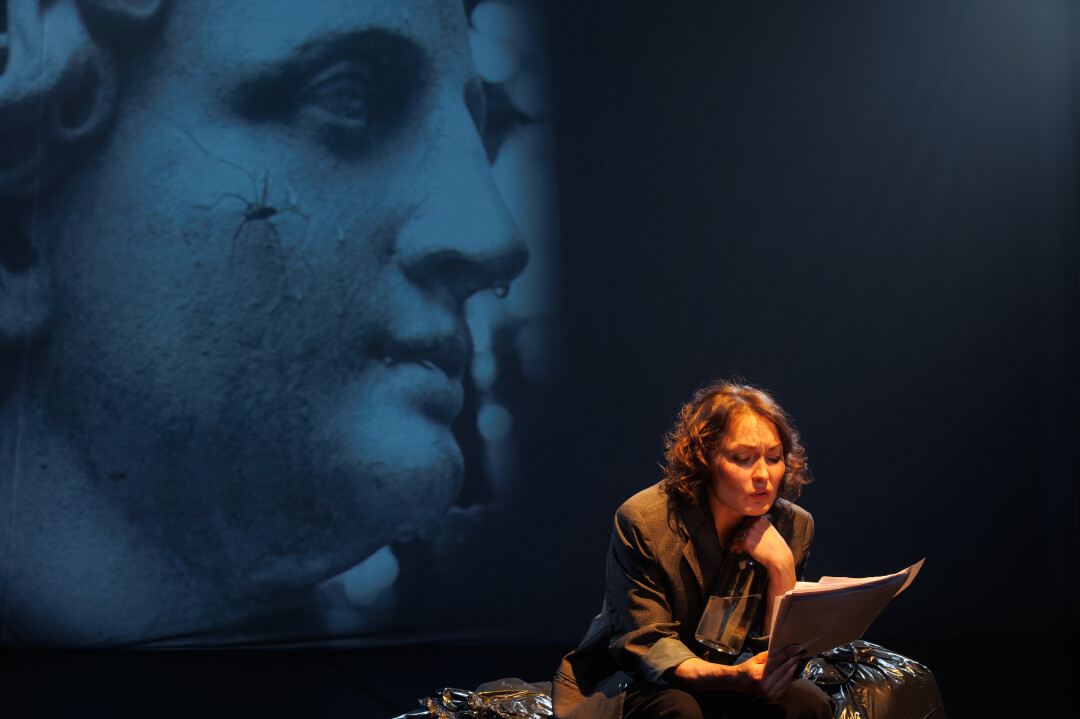 Репетиция спектакля «Козлиная песнь»