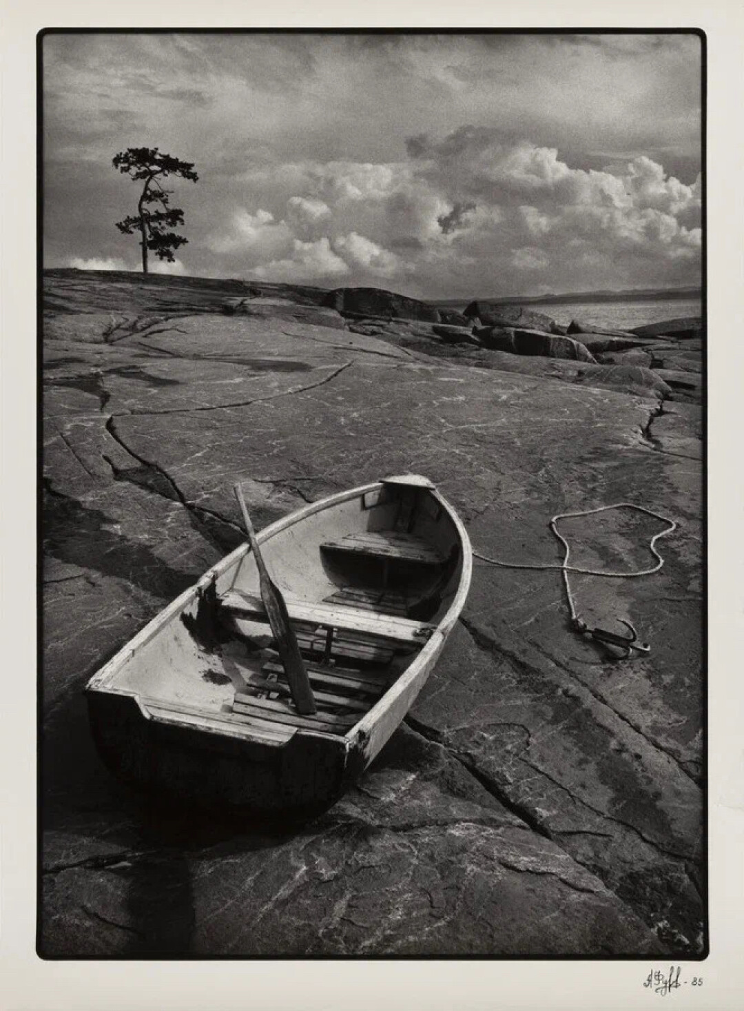 Борис Игнатович, "Заснеженная береза", 1940-е года