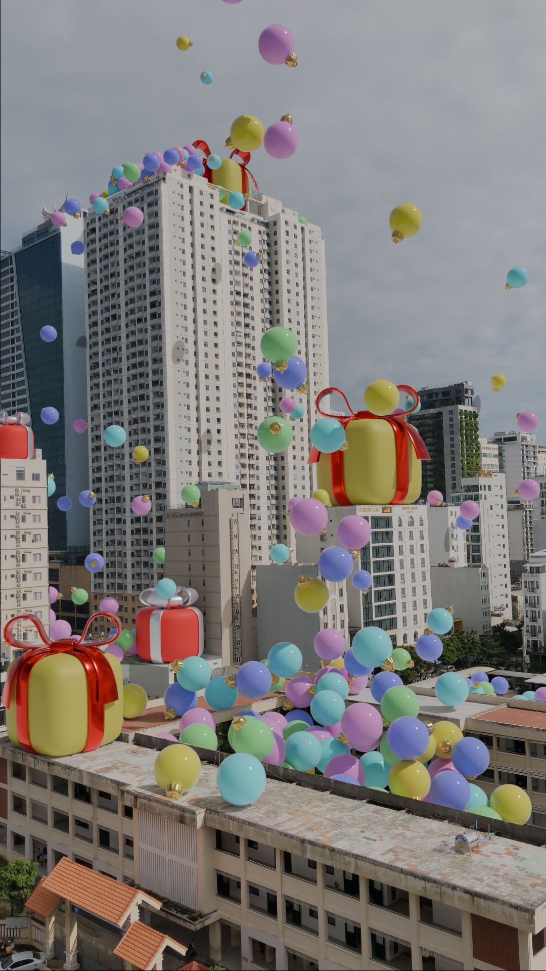 Кадр из видео с использованием VFX