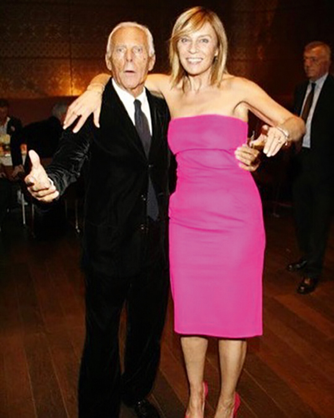 На ужине с маэстро Джорджио Армани