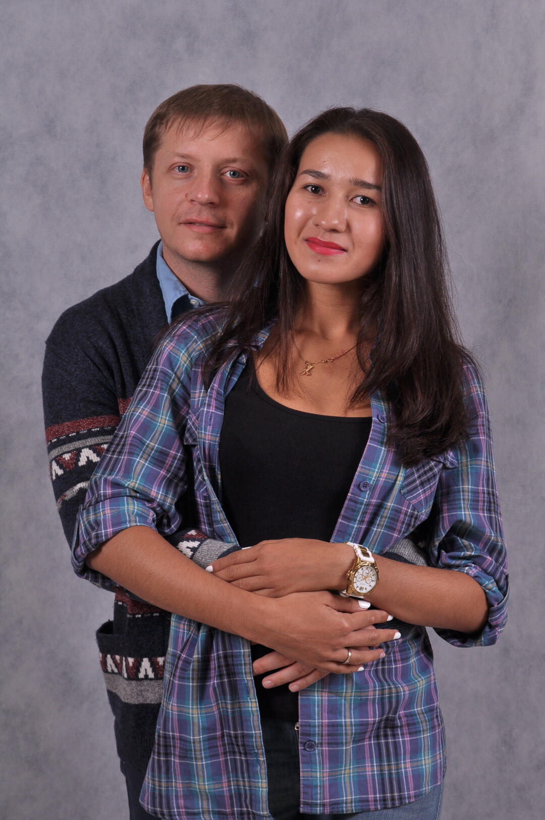 Аделина Загидуллина с супругом Егором Поповым