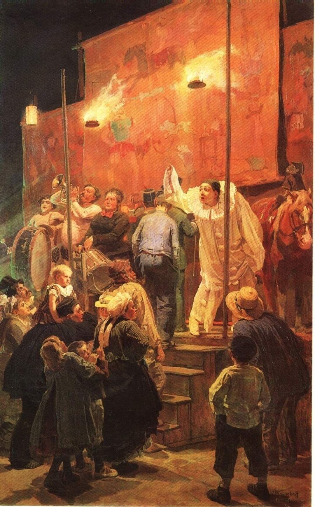 «Акробаты (На празднике в окрестностях Парижа)», 1877 год