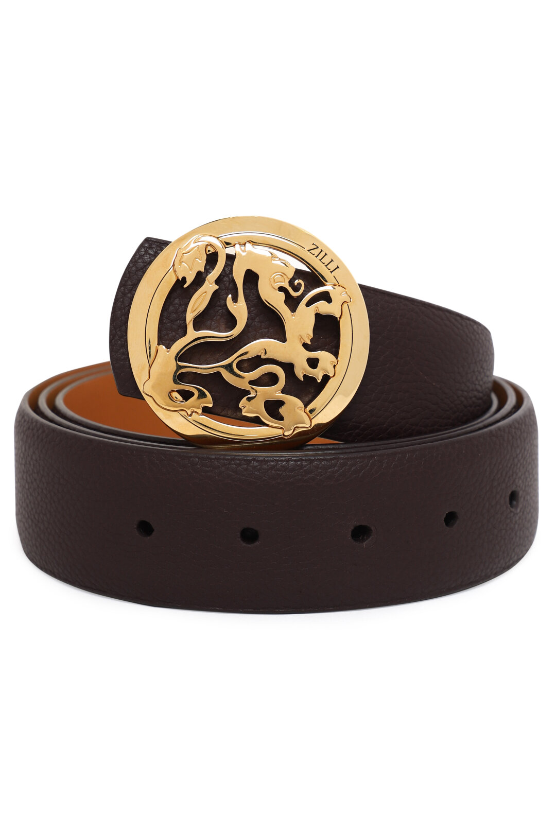 Ремень из кожи Zilli