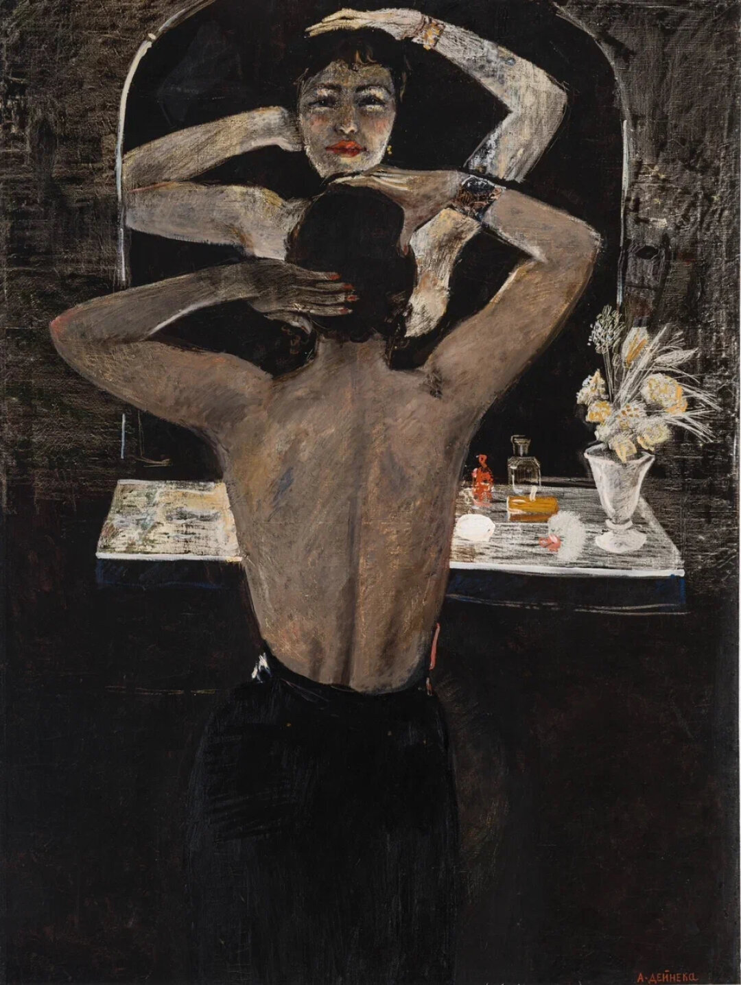 Александр Дайнека «Ночь», 1935 год.