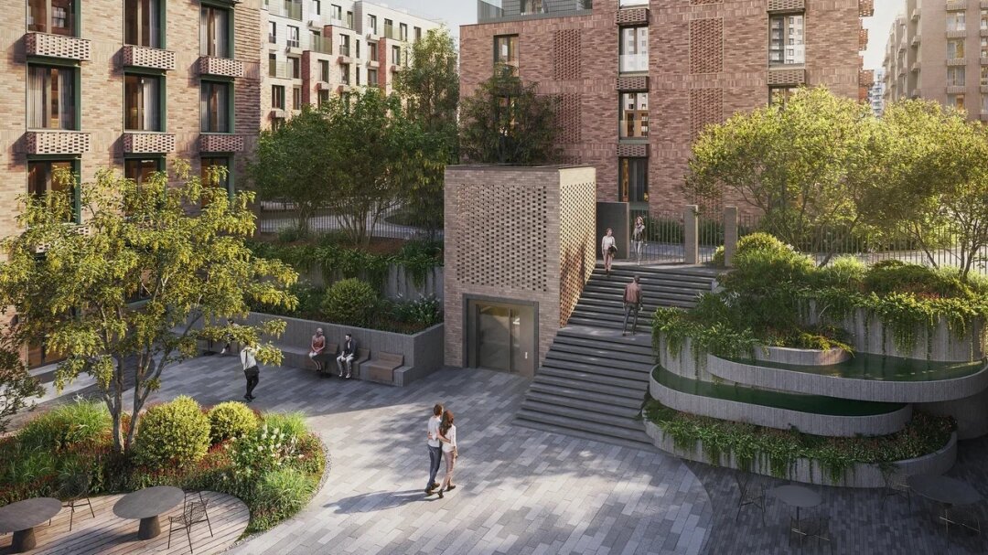 Общественное пространство в ЖК «NewПитер»