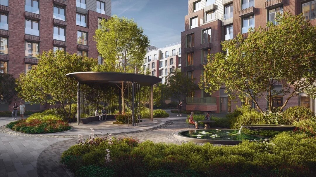 Общественное пространство в ЖК «NewПитер»