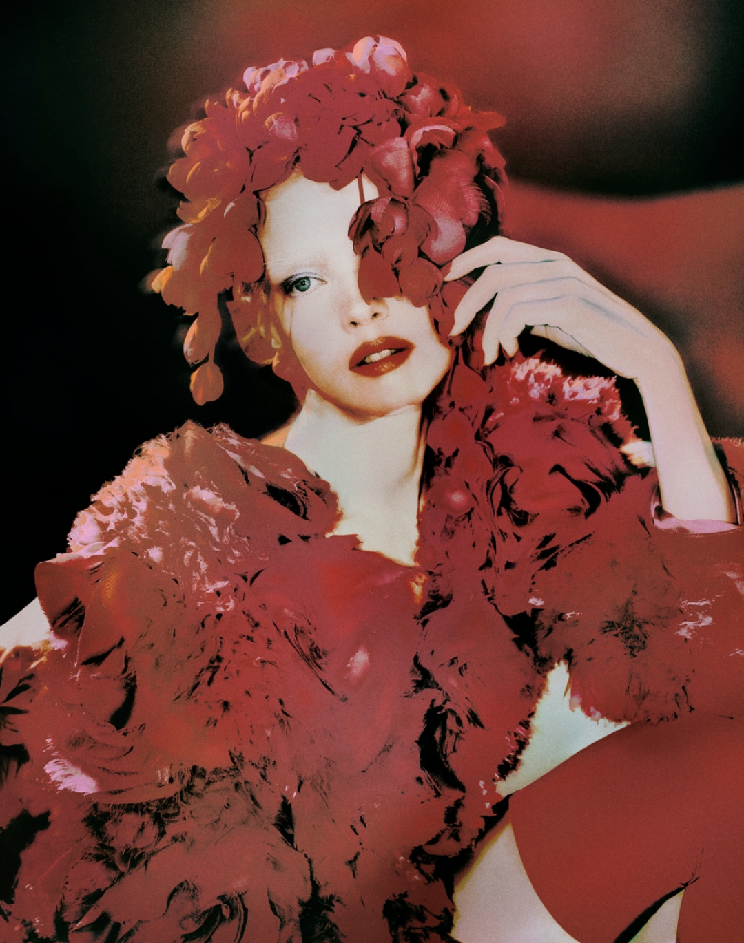 Наталья Водянова в кампании кутюрной коллекции Ulyana Sergeenko