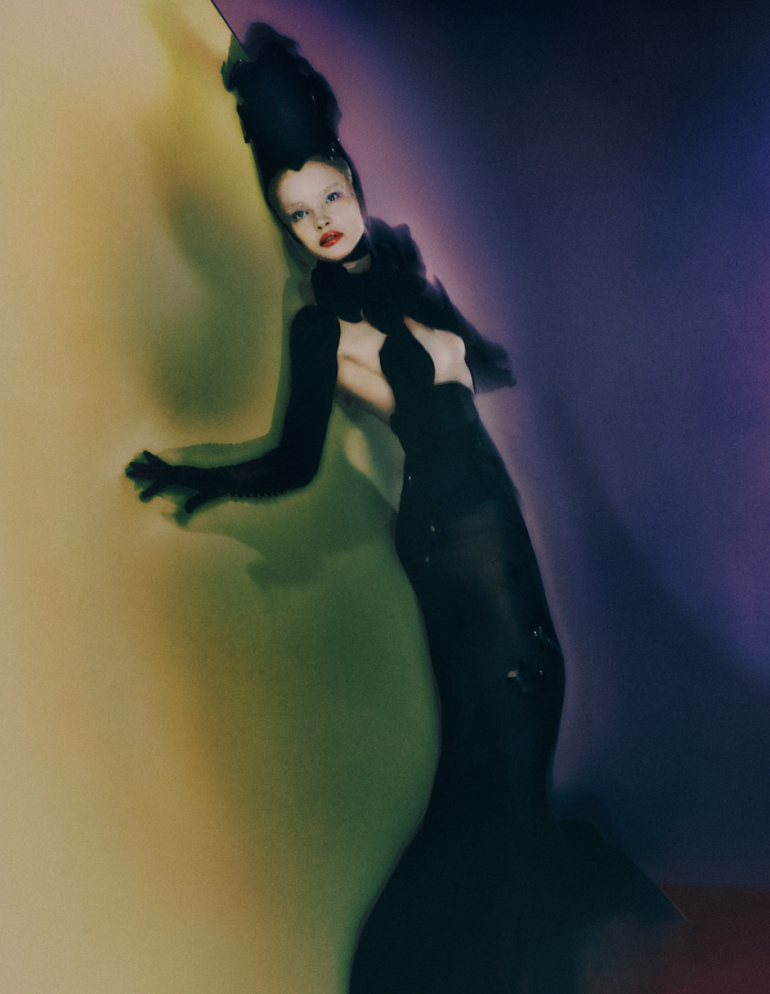 Наталья Водянова в кампании кутюрной коллекции Ulyana Sergeenko