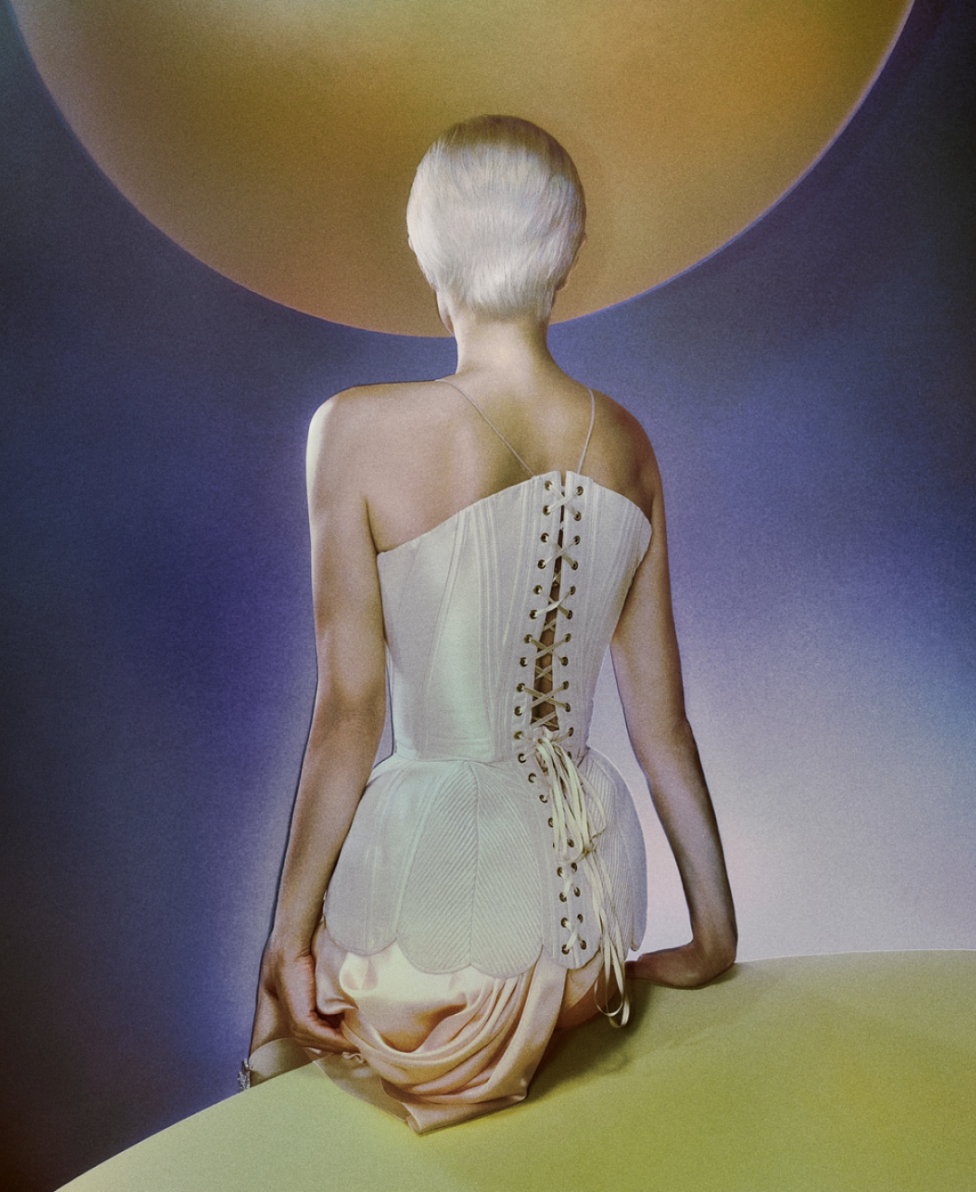 Наталья Водянова в кампании кутюрной коллекции Ulyana Sergeenko