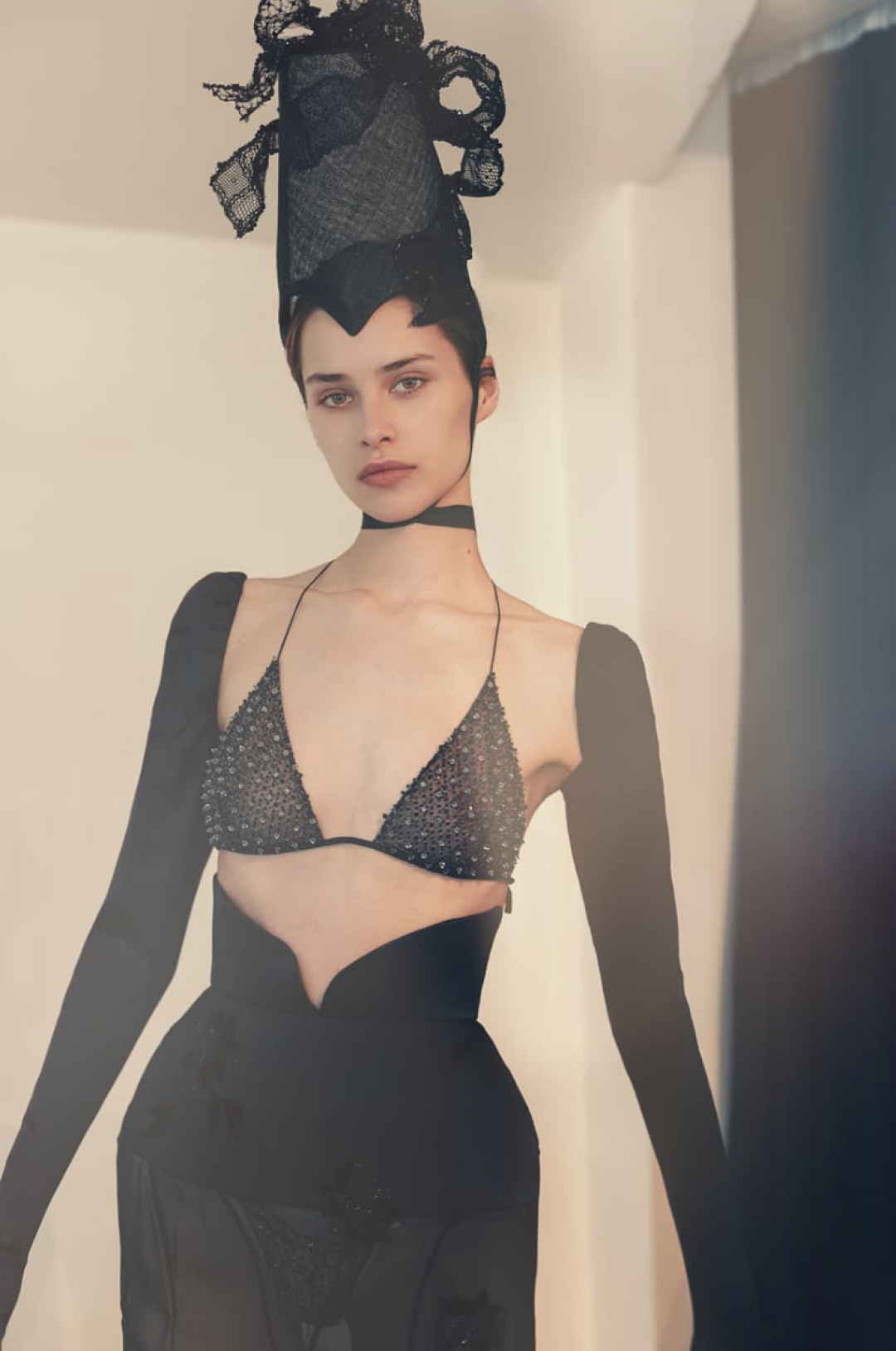 Бэкстейдж показа Ulyana Sergeenko Haute Couture