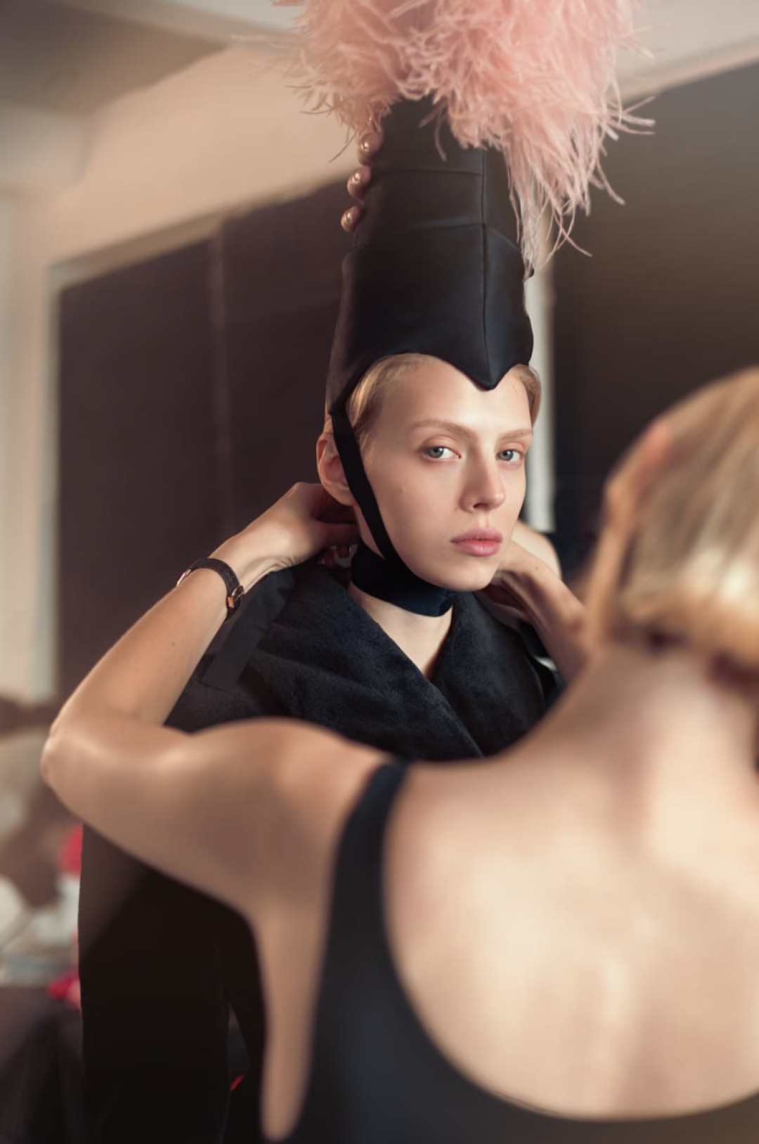 Бэкстейдж показа Ulyana Sergeenko Haute Couture