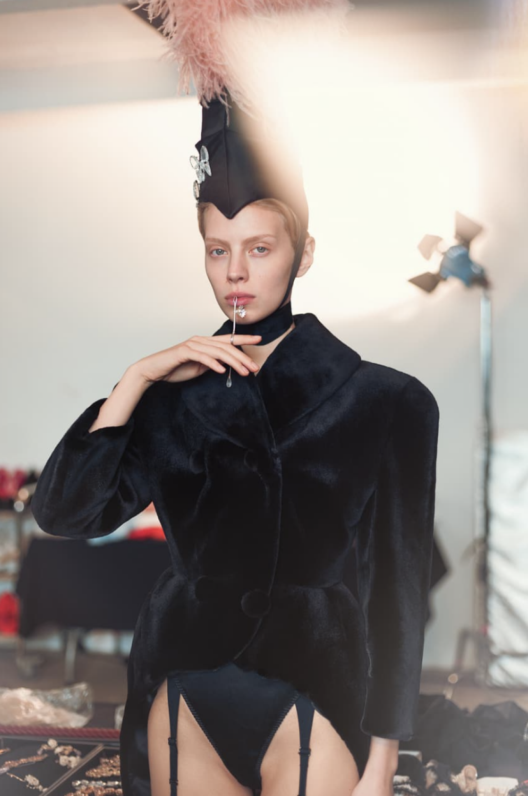 Бэкстейдж показа Ulyana Sergeenko Haute Couture