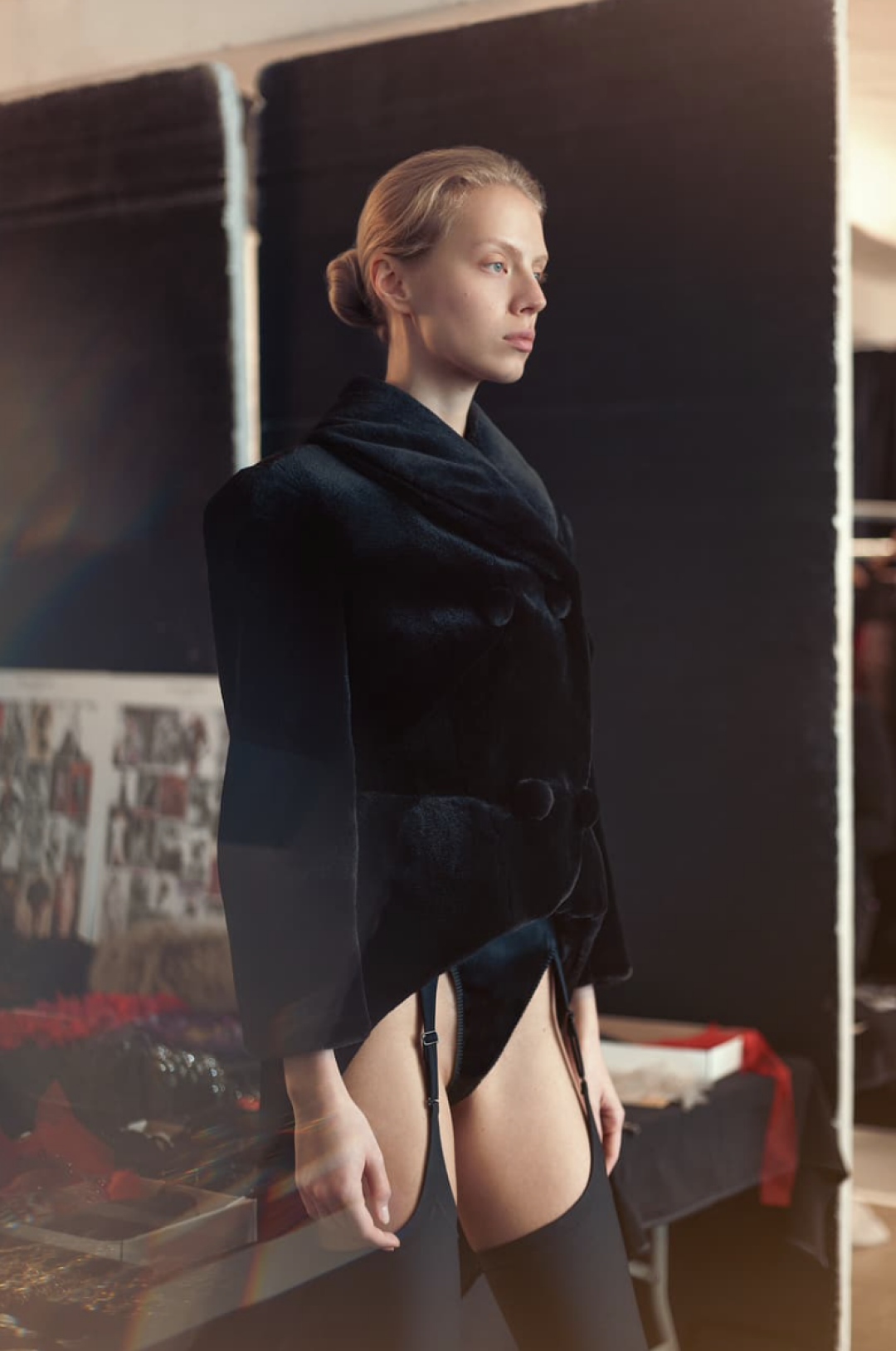 Бэкстейдж показа Ulyana Sergeenko Haute Couture