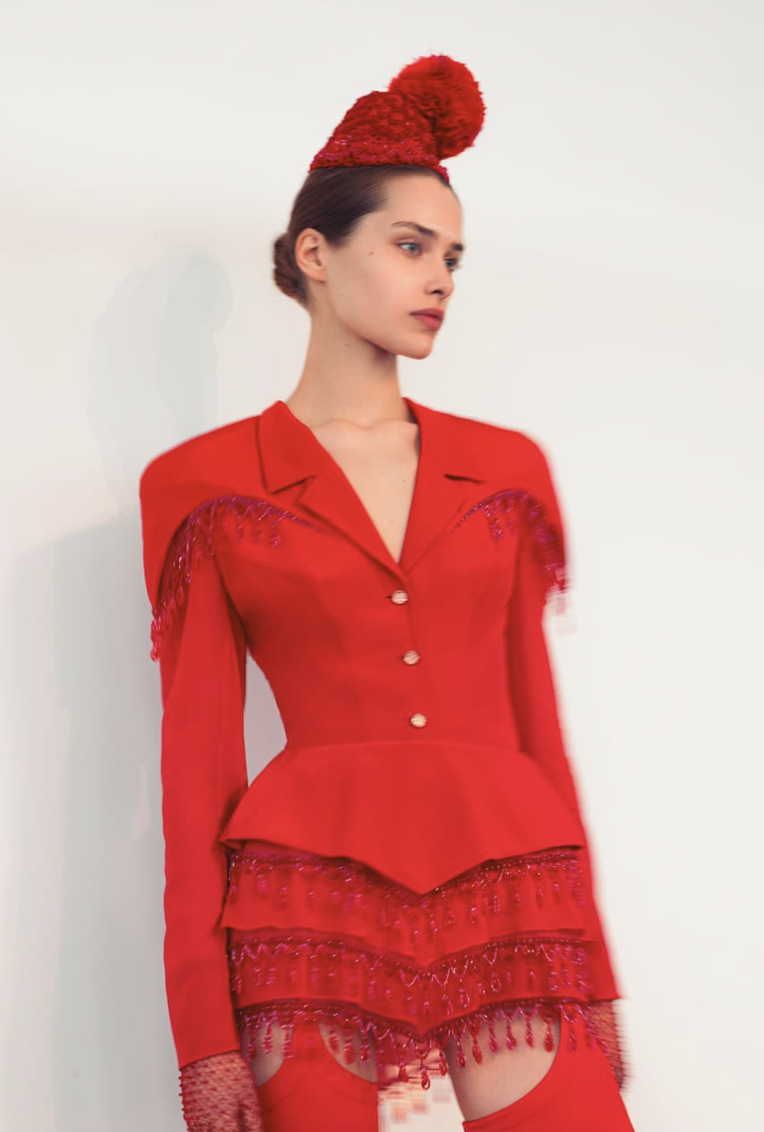 Бэкстейдж показа Ulyana Sergeenko Haute Couture