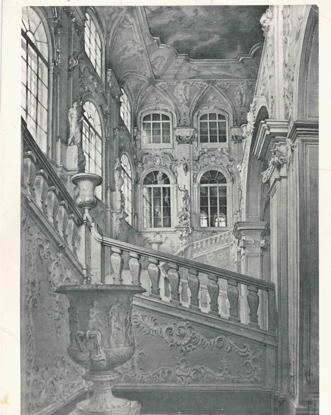 Леонид Райхельгауз «Рисунок Иорданской лестницы», 2004 год