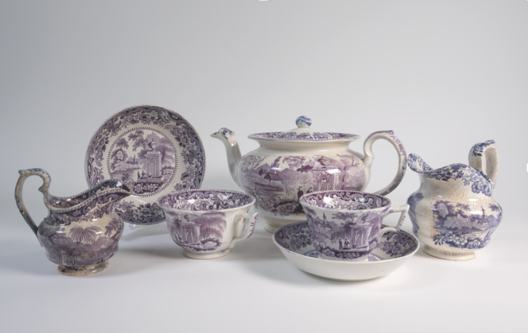 Фаянсовая посуда британской фирмы William Davenport, середина XIX века