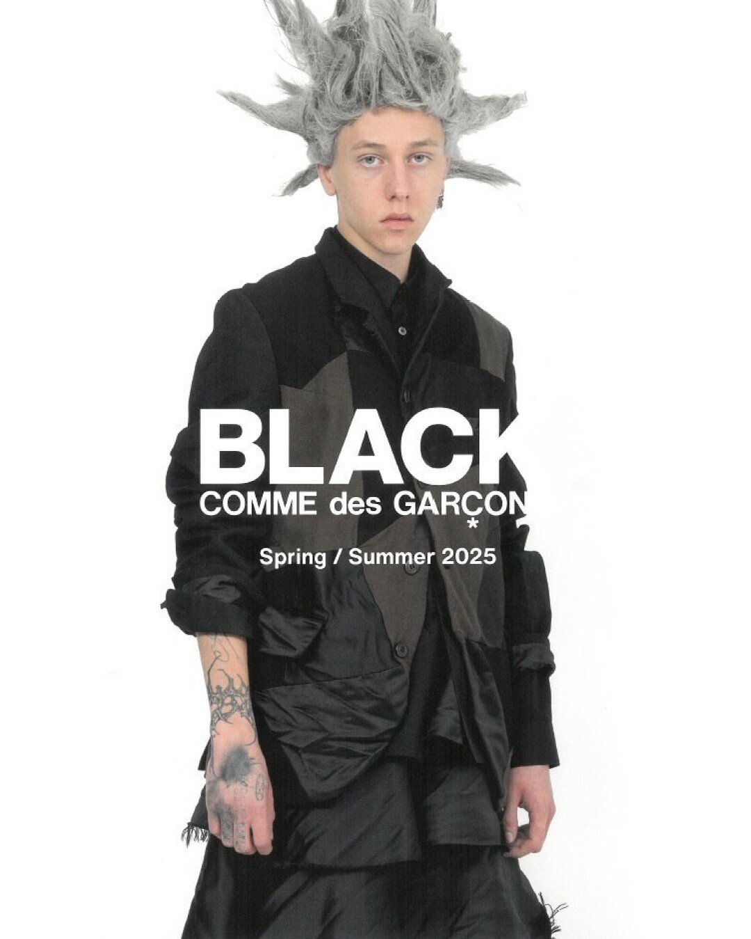 Саша Гронский для Comme des Garçons Black