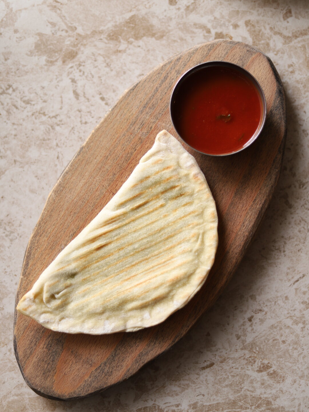 Кутаб с фасолью и брокколи