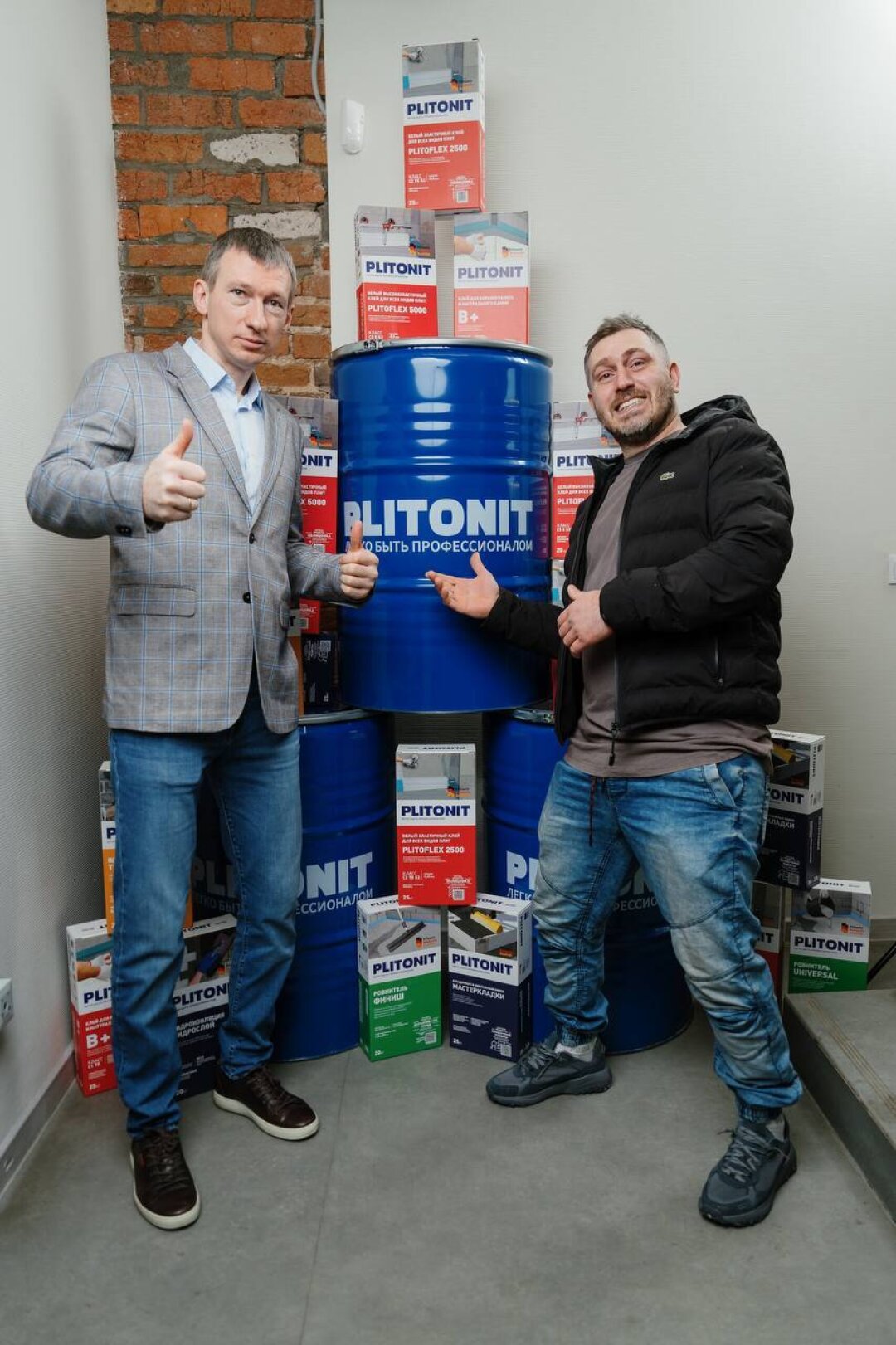 Руководитель дивизиона Plitonit Александр Александров и блогер Гаги Чампуридзе