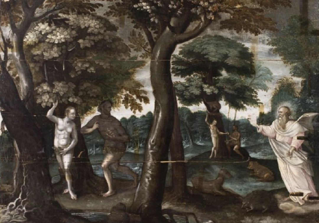 Картина «Грехопадение». Неизвестный художник