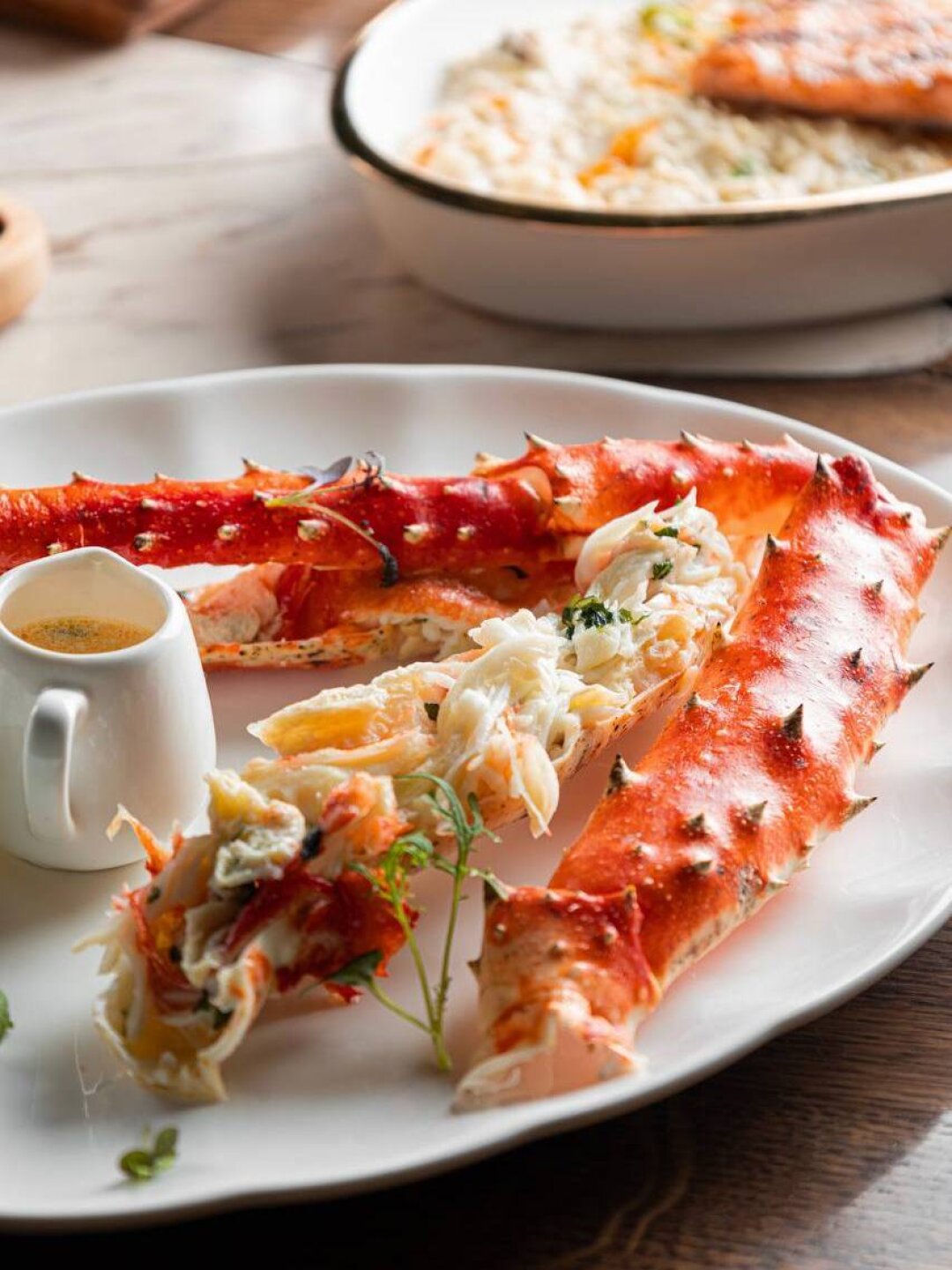 Фаланга камчатского краба в ресторане Belka